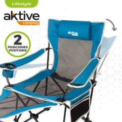 Chaise Longue Pliante De Camping Aktive 11 Chaise Longue Pliante De Camping Aktive -Fournitures De Pêche chaise longue pliante de camping aktive 2