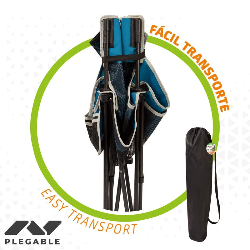 Chaise Longue Pliante De Camping Aktive 7 Chaise Longue Pliante De Camping Aktive – Image 5