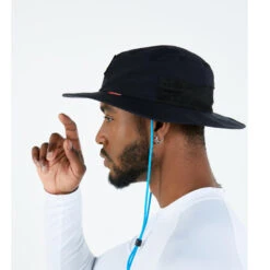 Tribord Chapeau Bateau Sailing 500 Adulte Voile Noir -Fournitures De Pêche chapeau bateau sailing 500 adulte voile noir 4