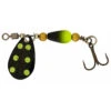 Cuiller Tournante Daiwa Silvercreek Spinner 4g (Black/ Yellow Dots) 2 Cuiller Tournante Daiwa Silvercreek Spinner 4g (Black/ Yellow Dots) -Fournitures De Pêche cuiller tournante daiwa silvercreek spinner 4g black yellow dots