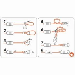 ELASTIQUE PLEIN 2,5 MM 6M -Fournitures De Pêche elastique plein 25 mm 6m 3