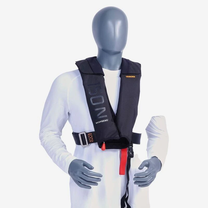 Tribord Gilet De Sauvetage Gonflable Adulte LJ 150N+ AIR Série Limitée Noir 3 Tribord Gilet De Sauvetage Gonflable Adulte LJ 150N+ AIR Série Limitée Noir