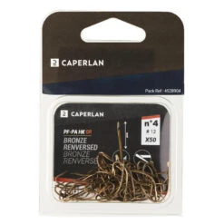 HAMEÇON SIMPLE BRONZE RENVERSE NON MONTE PA HK 0R X50 -Fournitures De Pêche hamecon simple bronze renverse non monte pa hk 0r x50 4