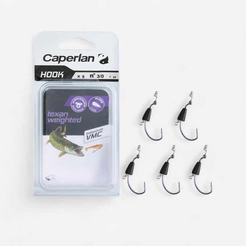 HAMEÇON TEXAN PÊCHE HOOK TEXAN WEIGHTED 3/0 3 HAMEÇON TEXAN PÊCHE HOOK TEXAN WEIGHTED 3/0