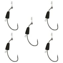 HAMEÇON TEXAN PÊCHE HOOK TEXAN WEIGHTED 5/0 6 HAMEÇON TEXAN PÊCHE HOOK TEXAN WEIGHTED 5/0 -Fournitures De Pêche hamecon texan peche hook texan weighted 50 1