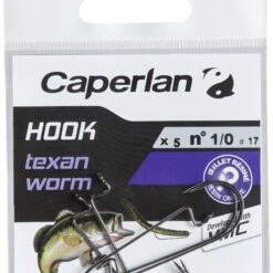 HAMEÇON TEXAN PÊCHE HOOK TEXAN WORM 2/0 -Fournitures De Pêche hamecon texan peche hook texan worm 20 4