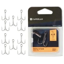 Hameçon TRIPLE TIN Pêche En Mer 13 Hameçon TRIPLE TIN Pêche En Mer -Fournitures De Pêche hamecon triple tin peche en mer 5