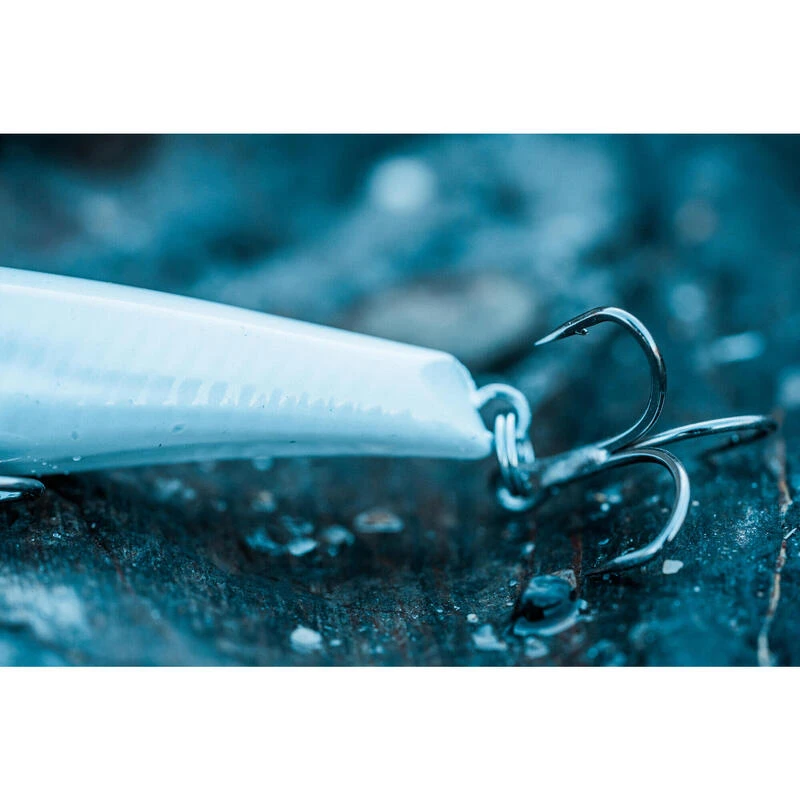 Jerkbait MUJET 90 US BLANC Pêche Au Leurre En Mer 8 Jerkbait MUJET 90 US BLANC Pêche Au Leurre En Mer – Image 6