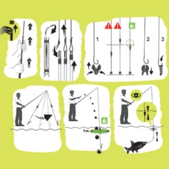 KIT LIGNES MONTEES ET ACCESSOIRES POUR LES CANNES FIRSTFISH 5M. 13 KIT LIGNES MONTEES ET ACCESSOIRES POUR LES CANNES FIRSTFISH 5M. -Fournitures De Pêche kit lignes montees et accessoires pour les cannes firstfish 5m 5