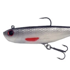 LEURRE SOUPLE BROCHET DIVINATOR 35 GR COLORIS EXCLUSIF DECATHLON REDFIN SILVER -Fournitures De Pêche leurre souple brochet divinator 35 gr coloris exclusif decathlon redfin silver 1