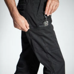 PANTALON CARGO RESISTANT STEPPE 300 NOIR -Fournitures De Pêche pantalon cargo resistant steppe 300 noir 5