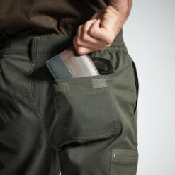 PANTALON CARGO RESISTANT STEPPE 300 VERT 17 PANTALON CARGO RESISTANT STEPPE 300 VERT -Fournitures De Pêche pantalon cargo resistant steppe 300 vert 6