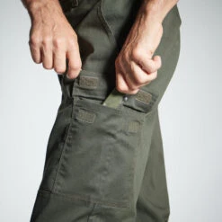 PANTALON CARGO RESISTANT STEPPE 300 VERT 18 PANTALON CARGO RESISTANT STEPPE 300 VERT -Fournitures De Pêche pantalon cargo resistant steppe 300 vert 7
