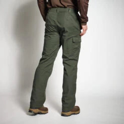 PANTALON CHASSE CHAUD VERT 100 -Fournitures De Pêche pantalon chasse chaud vert 100 2