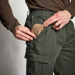 PANTALON CHASSE CHAUD VERT 100 -Fournitures De Pêche pantalon chasse chaud vert 100 7