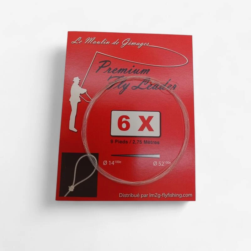 PECHE A LA MOUCHE BAS DE LIGNE 6X (Pointe 14/100) 3 PECHE A LA MOUCHE BAS DE LIGNE 6X (Pointe 14/100)