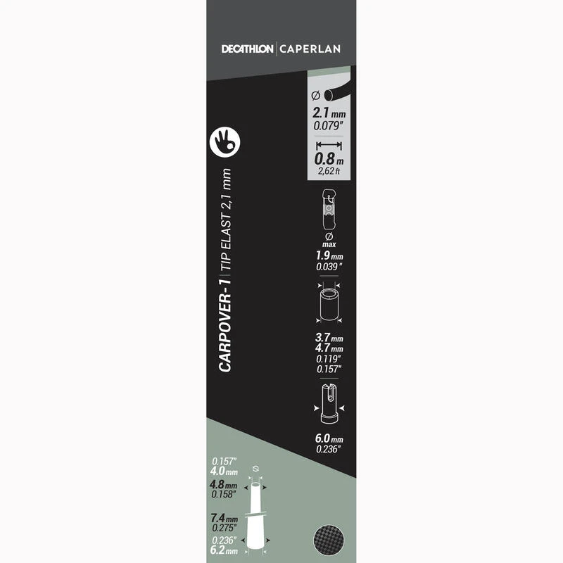 SCION EQUIPE CARPOVER -1 TIP ELASTIQUE 2.1MM 9 SCION EQUIPE CARPOVER -1 TIP ELASTIQUE 2.1MM – Image 7