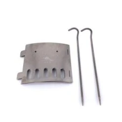 Toaks Ti Stand-Titanium Réchaud à Alcool Double Support Et Ecran Anti-Vent -Fournitures De Pêche toaks ti stand titanium rechaud a alcool double support et ecran anti vent 3