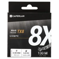 TRESSE PECHE AUX LEURRES TX8 GRIS 130M 7 TRESSE PECHE AUX LEURRES TX8 GRIS 130M -Fournitures De Pêche tresse peche aux leurres tx8 gris 130m 2