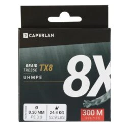 TRESSE PECHE AUX LEURRES TX8 GRIS 300M 7 TRESSE PECHE AUX LEURRES TX8 GRIS 300M -Fournitures De Pêche tresse peche aux leurres tx8 gris 300m 2