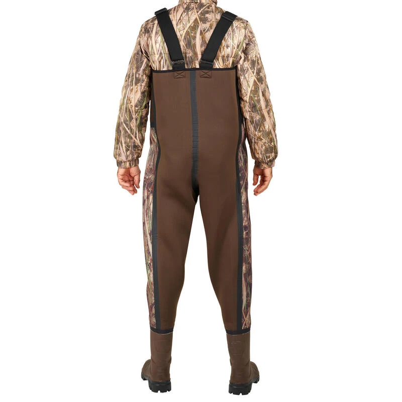 Waders Chasse Chaud 500 Néoprène Camouflage Marais 6 Waders Chasse Chaud 500 Néoprène Camouflage Marais – Image 4